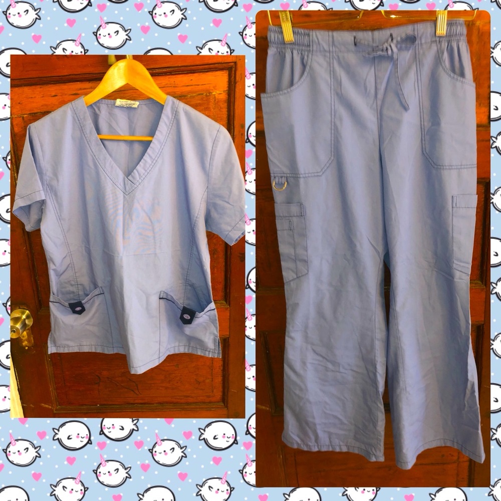 Reina Uniform Set Size M Color Blue